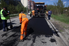 В Новосибирске до конца мая восстановят дорогу на улице Взлетной
