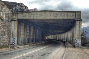 В Севастополе отремонтируют ребристый тоннель у Ласпинского перевала