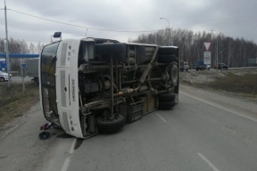 В ГИБДД по Новосибирской области назвали причины аварии с участием автобуса