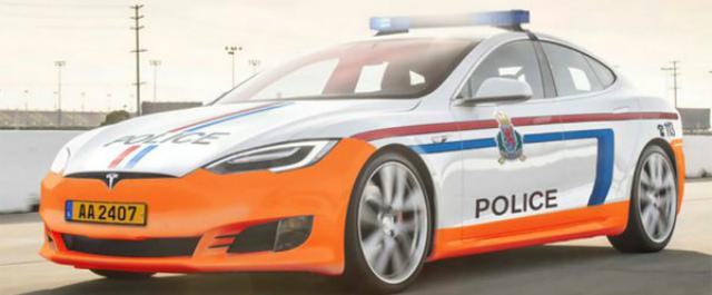 Автопарк полиции Люксембурга пополнят автомобили Tesla Model S