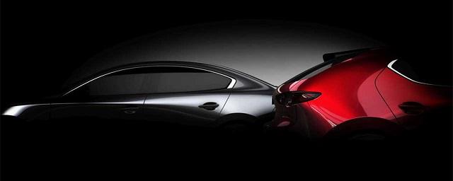 Опубликованы первые снимки нового седана Mazda 3