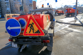 В Ленинском районе Новосибирска опробовали новую систему уборки улиц