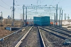 В Красноярском крае восстановили движение поездов после схода вагонов