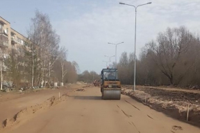 В мае приступят к асфальтированию улицы Королёва в Великом Новгороде