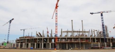 На «Стадионе Нижний Новгород» начали строительство последнего уровня