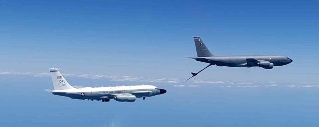 Минобороны опубликовало видео перехвата самолетов США над Черным морем
