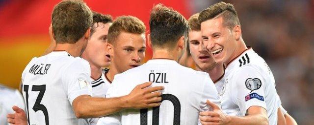 Сборная Германии разгромила Норвегию в матче отбора ЧМ-2018