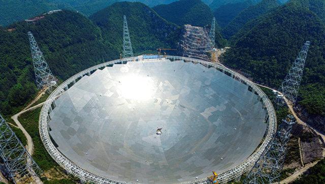 В Китае 25 сентября начнет работу крупнейший радиотелескоп в мире