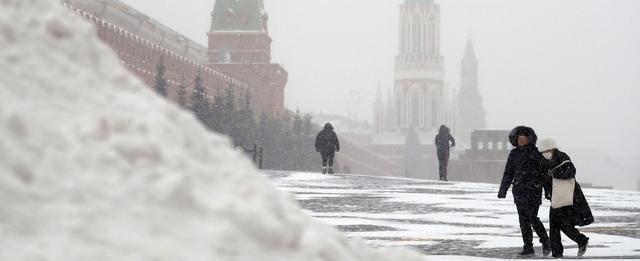 Московский снегопад, прошедший в субботу, стал самым сильным за 68 лет