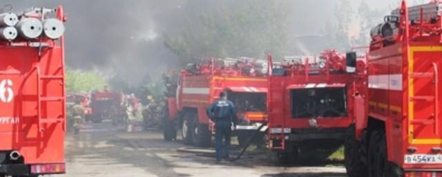 В Рязанской области дети устроили крупный пожар