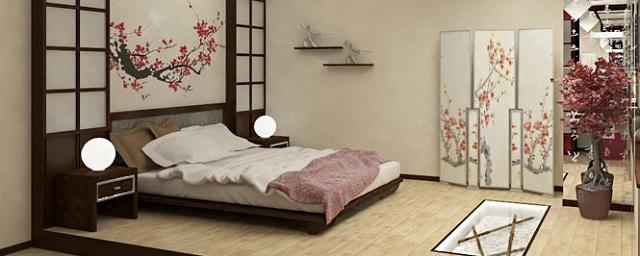 Обустройство спальни в японском стиле