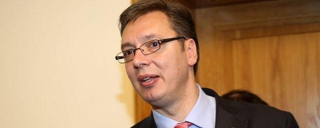 Премьер-министр Сербии Вучич объявил о победе на выборах президента