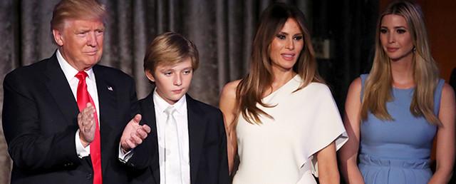 СМИ: Жена и сын Трампа летом переедут в Белый дом