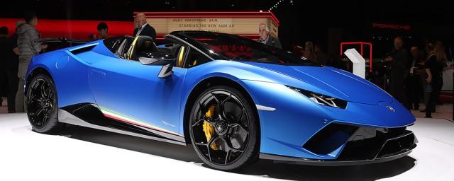 В Женеве Lamborghini представила суперкар Huracan Spyder