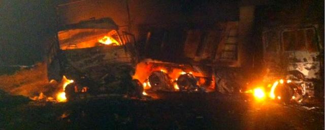 Под Тюменью водитель сгорел в кабине КАМАЗа