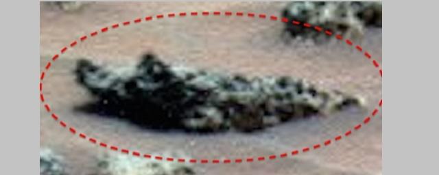 Уфолог обнаружил на снимках Марса скульптуру в форме крокодила