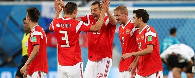 Сборная России поднялась на 49-е место в рейтинге FIFA