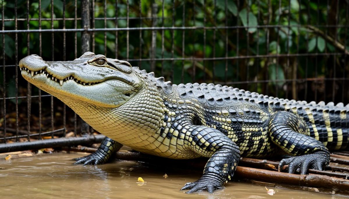 Медиаменеджер из Обнинска отреагировал на обвинения в содержании крокодила в клетке