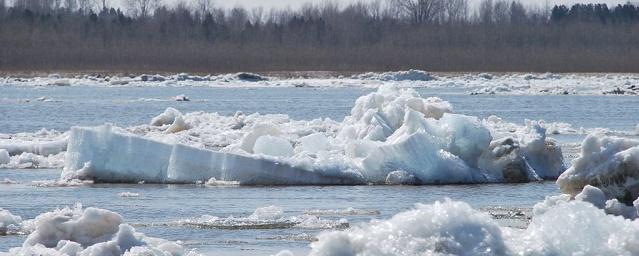 У Хабаровска на реке Амур начался ледоход