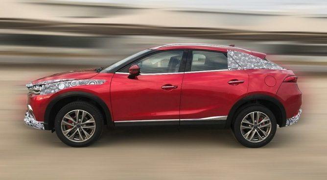 Китайская Zotye тестирует копию кросс-купе Mazda CX-4
