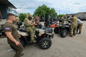 Компания «Чистая линия» отправила военным в Донбасс квадроциклы и внедорожники