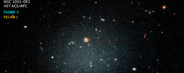 Астрономы открыли «невозможную» галактику без темной материи