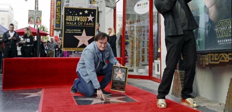Тарантино получил именную звезду на голливудской Аллее славы