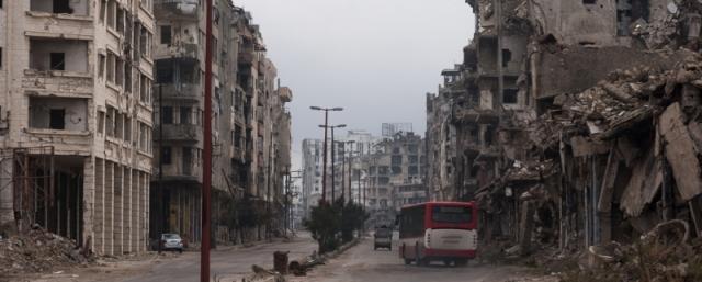 В сирийском Хомсе взорвался заминированный автобус