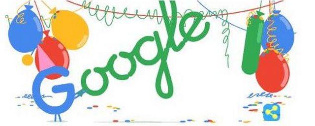 Компания Google представила анимированный дудл в честь своего 18-летия