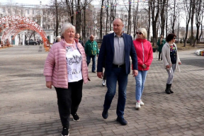 Дмитрий Викулов осмотрел парк «Пегас» в Егорьевске перед субботником