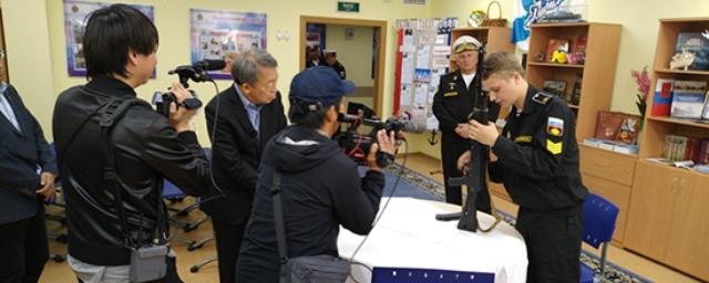 Японские телевизионщики посетили Нахимовское училище во Владивостоке