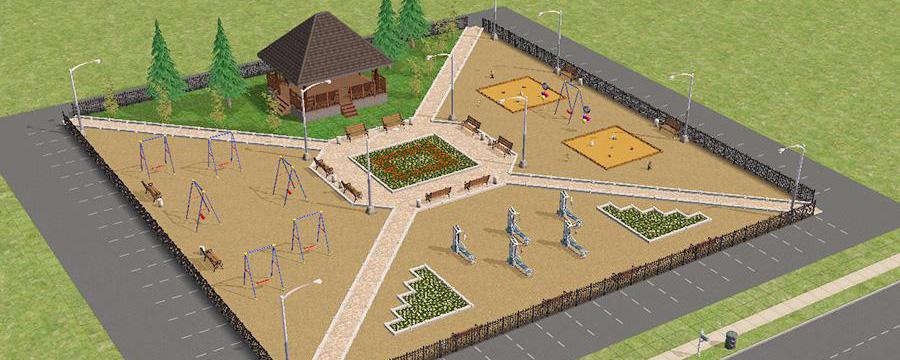 В Ленобласти создали проекты благоустройства дворов в  игре The Sims 2