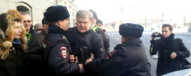 Митрохина и активистов «Яблока» задержали на пикете против Кадырова