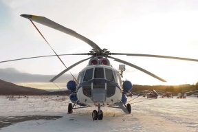 В Магаданской области совершил жёсткую посадку вертолёт Ми-8 с вахтовиками на борту