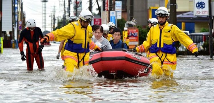 В Японии жертвами тайфунов стали три человека