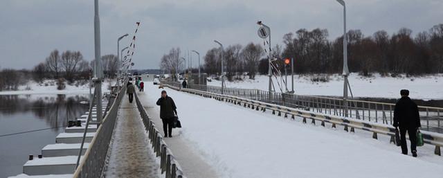 В Павловском районе 18 марта демонтируют наплавной мост через Оку
