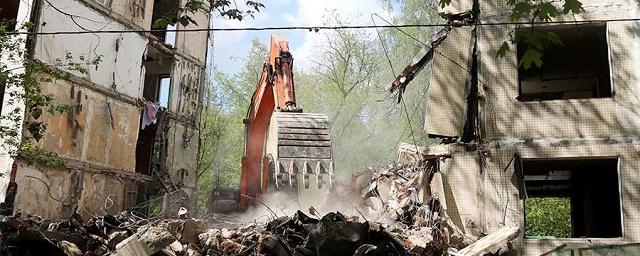 Мусор от снесенных домов в Москве превратят в стройматериалы