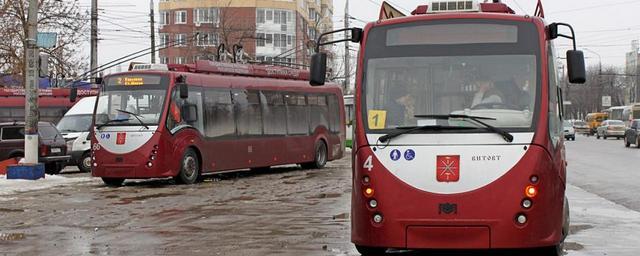 В Туле из-за подтопления дорог вместо троллейбусов пустили автобусы