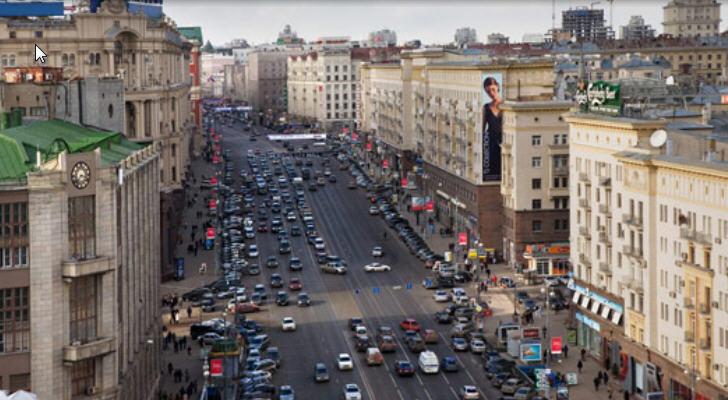 В Москве на Тверской улице открыли движение после благоустройства