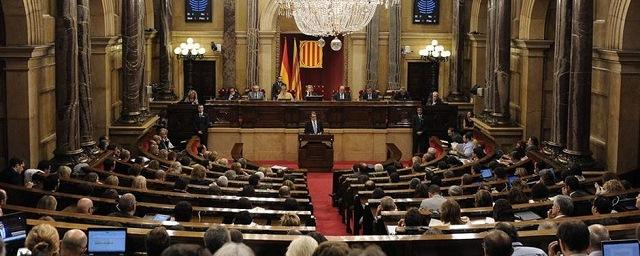 Парламент Каталонии принял закон о порядке отделения от Испании