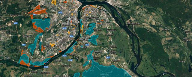 Экологи создали карту озелененных территорий Нижнего Новгорода