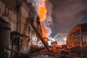 В Ижевске во время пожара на предприятии по производству пакетов погиб один человек