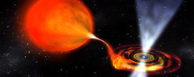 Астрономы зафиксировали звезду, поглощающую материю другого светила