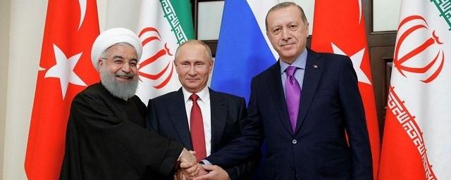 Песков рассказал о возможной встрече Путина с лидерами Турции и Ирана