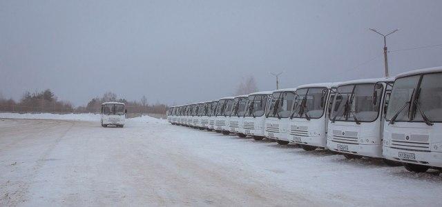 В Смоленске на маршруты выпустили новые экологичные автобусы