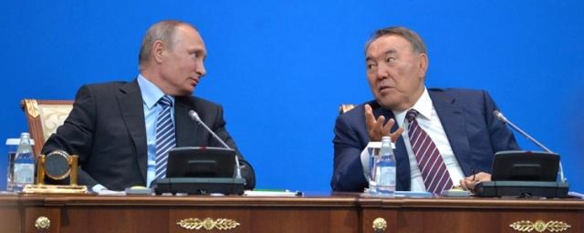 Путин и Назарбаев обсудили будущие переговоры в Астане по Сирии