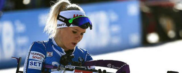 Финская биатлонистка Лаукканен выиграла спринт на этапе Кубка мира