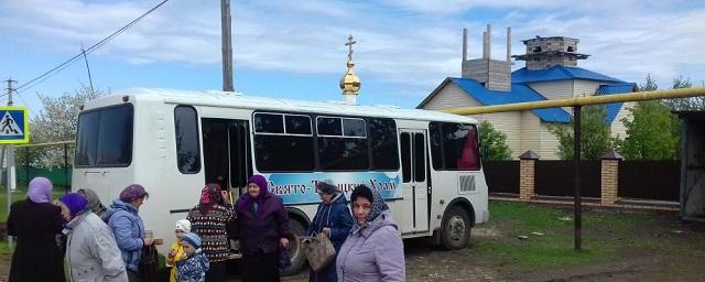 Из Татарстана в Москву прибыл передвижной автобус-храм