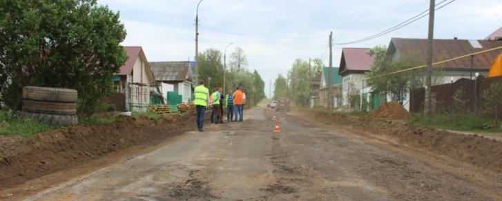 В Ижевске приостановили на сутки ремонт дороги на улице Ялтинской