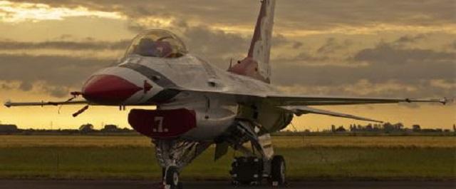 На военной базе в Бельгии взорвался самолет F-16